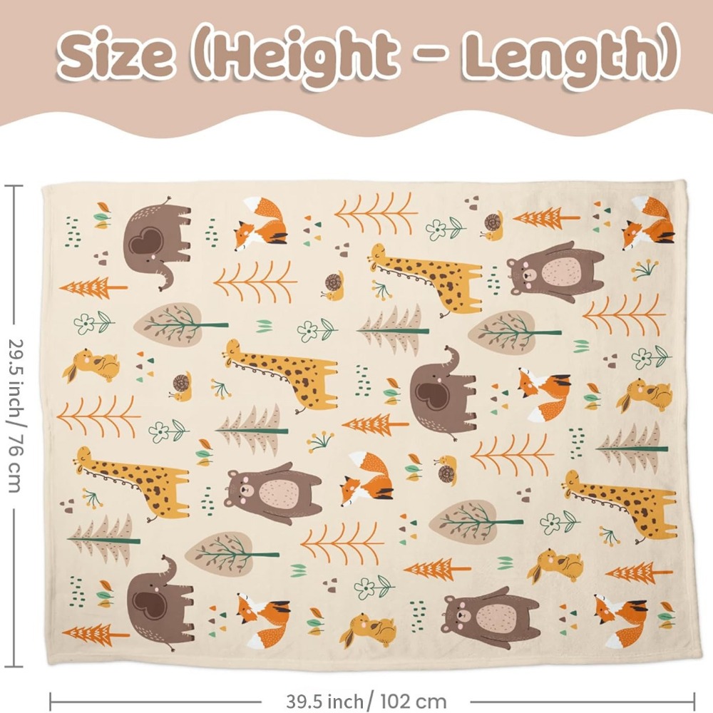 Baby Nursery Quilts - Miękka, oddychająca kołderka dla niemowląt 75x100