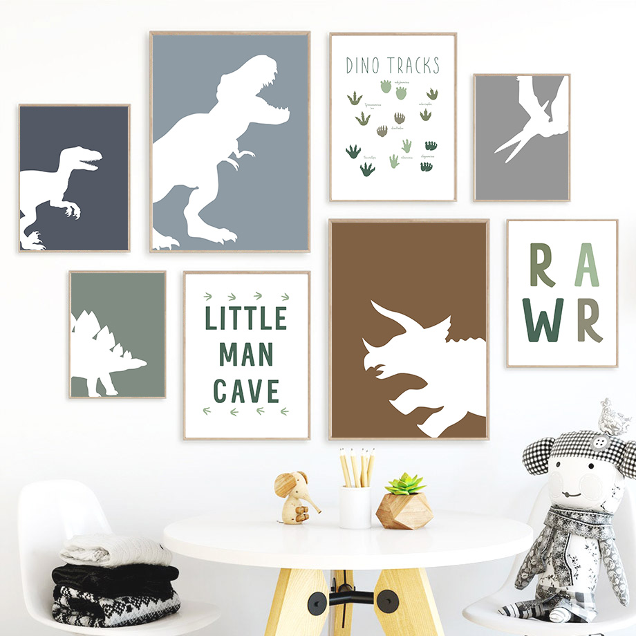 Baby Boy Nursery Quotes - 1 szt. bezramowy dekoracyjny wydruk artystyczny,