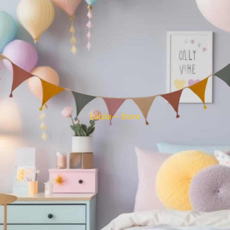 Baby Nursery Bunting - Y4QA Łatwa do zawieszenia girlanda z