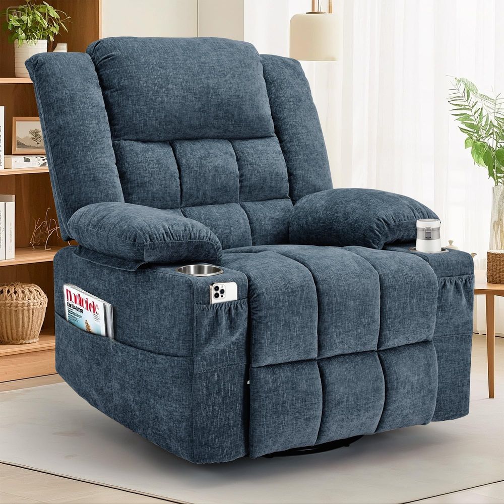 Rocking Chair Nursery - Fotel obrotowy 360° z funkcją bujania