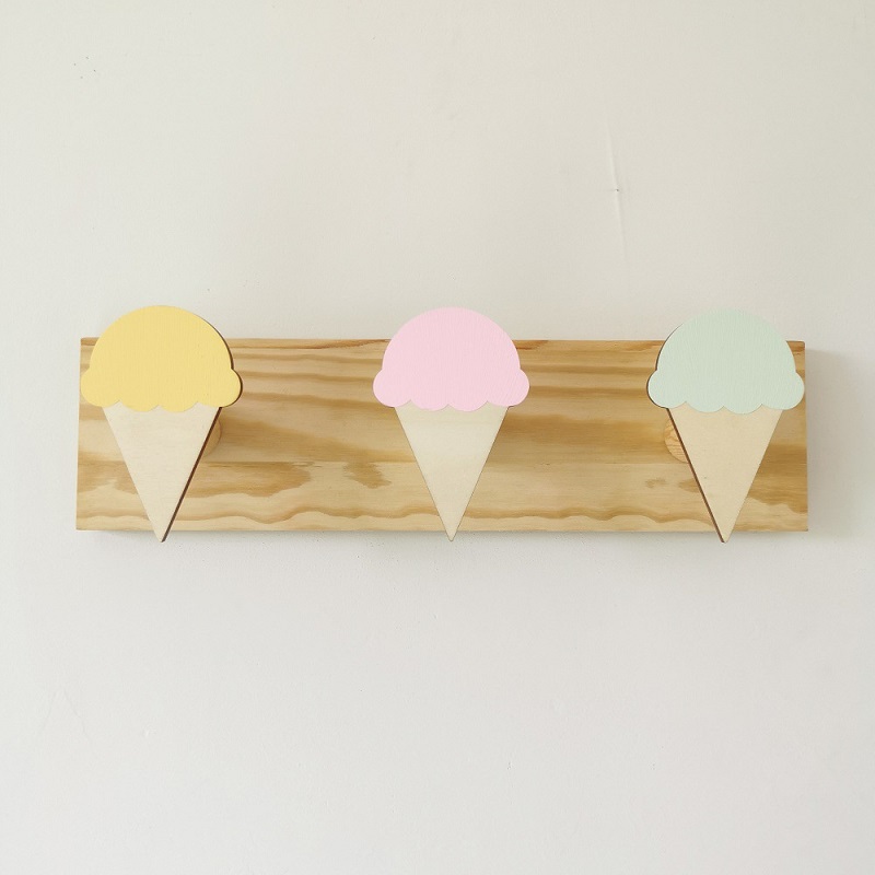 Baby Nursery Hooks - Dziewczyna dekoracyjne haczyki drewniana ściana wieszak