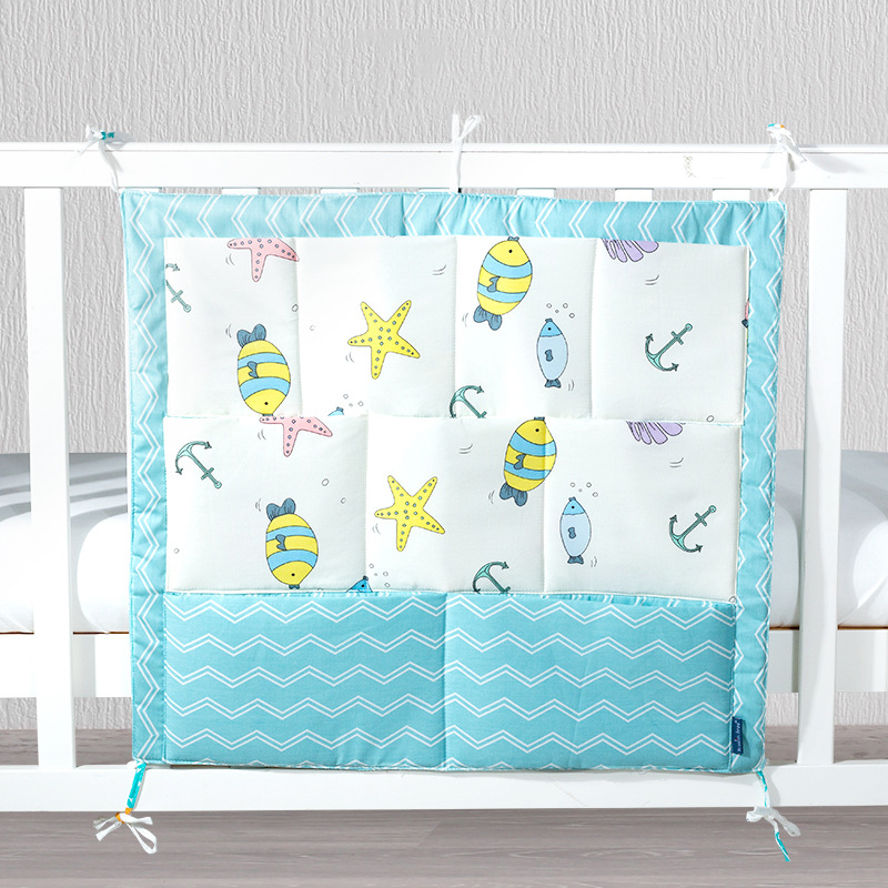Baby Nursery Quilts - Nowy bawełniany wiszący schowek na łóżeczko