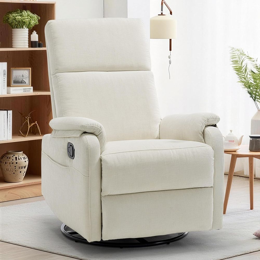 Rocking Chair Nursery - Fotel rozkładany, fotel obrotowy z funkcją