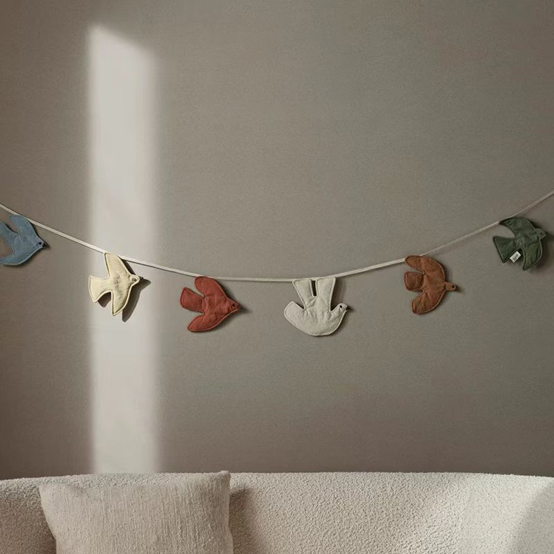 Baby Nursery Bunting - Nordycka dekoracja wisząca w stylu Ins