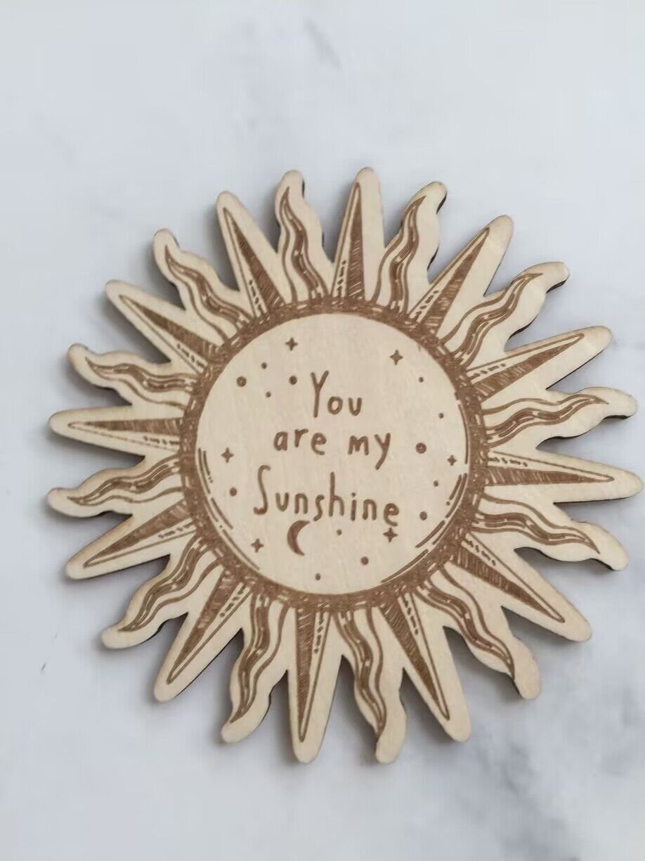 Baby Nursery You Are My Sunshine - 1 szt. DREWNIANA TABLICZKA YOU ARE