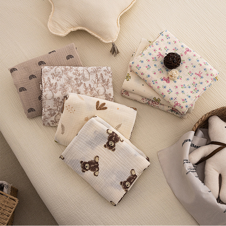 Baby Nursery Quilts - Kocyk do otulania niemowląt na lato,