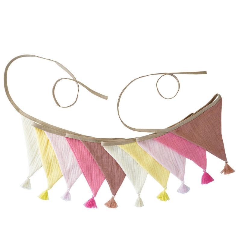 Baby Nursery Bunting - J2HD festiwal bawełniana krepa z trznadelami