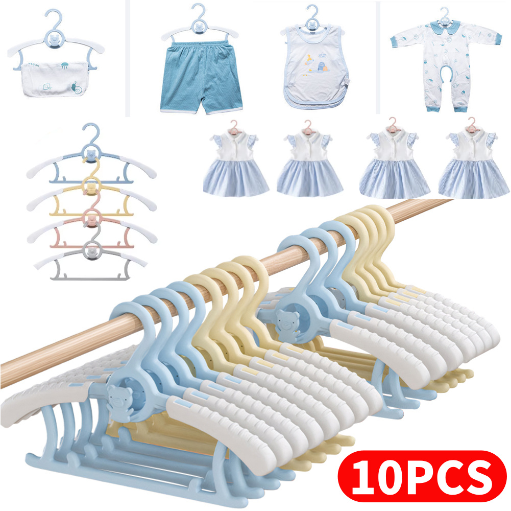 Baby Nursery Uniform - 10 szt. Rozciągliwe wieszaki do szafy