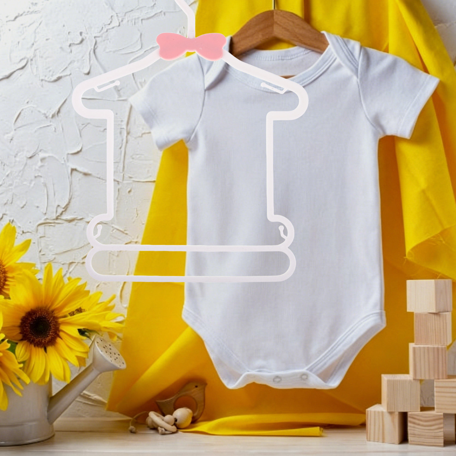 Baby Nursery Hooks - 8 szt. Wieszaki na body niemowlęce,