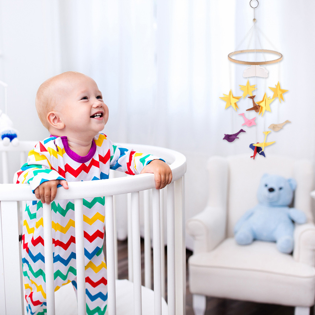 1 szt. Dekoracja do łóżeczka d – Baby Nursery Decor Girl recenzja i cena
