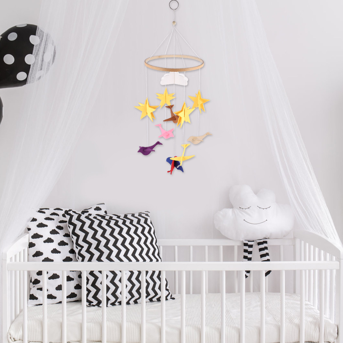 1 szt. Dekoracja do łóżeczka d – Baby Nursery Decor Girl recenzja i cena