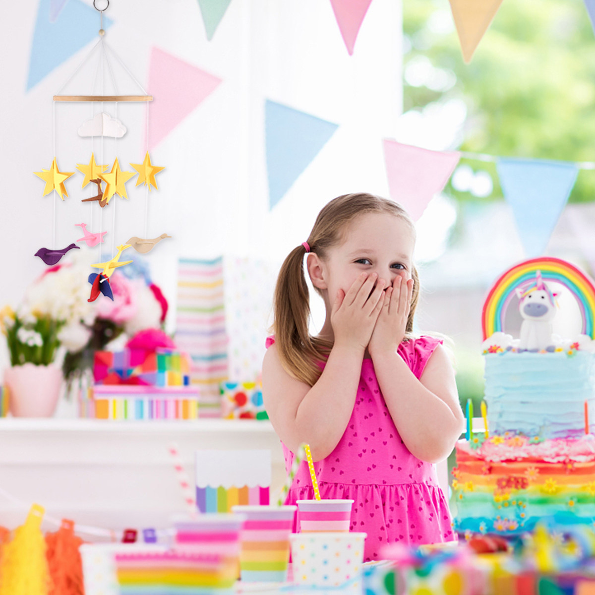 1 szt. Dekoracja do łóżeczka d – Baby Nursery Decor Girl recenzja i cena