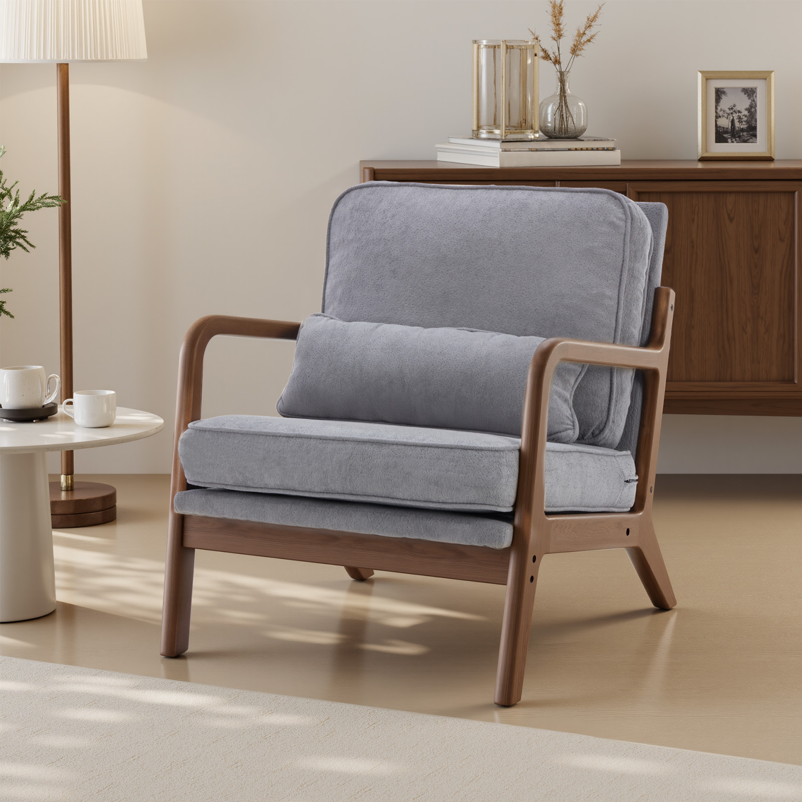 Krzesło JHK w stylu mid-centur – Rocking Chair Nursery recenzja i cena