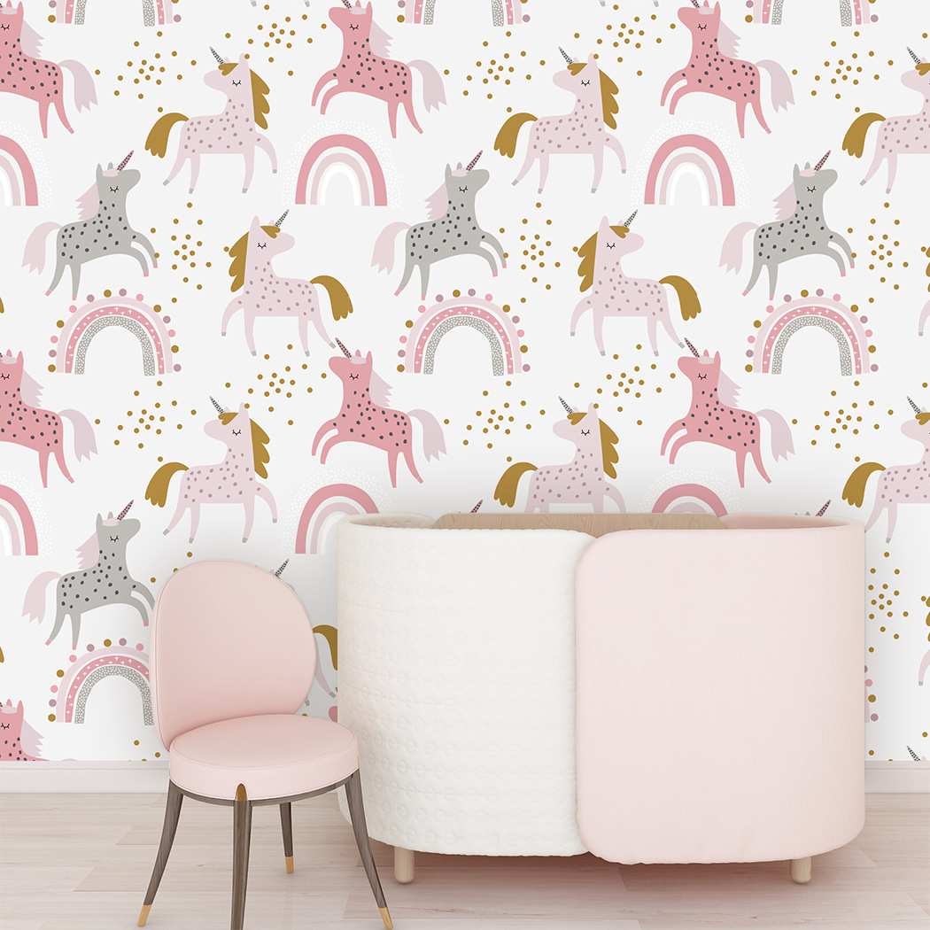 Przedszkole tapeta Baby Girl B – Baby Nursery Wallpaper Girl recenzja i cena