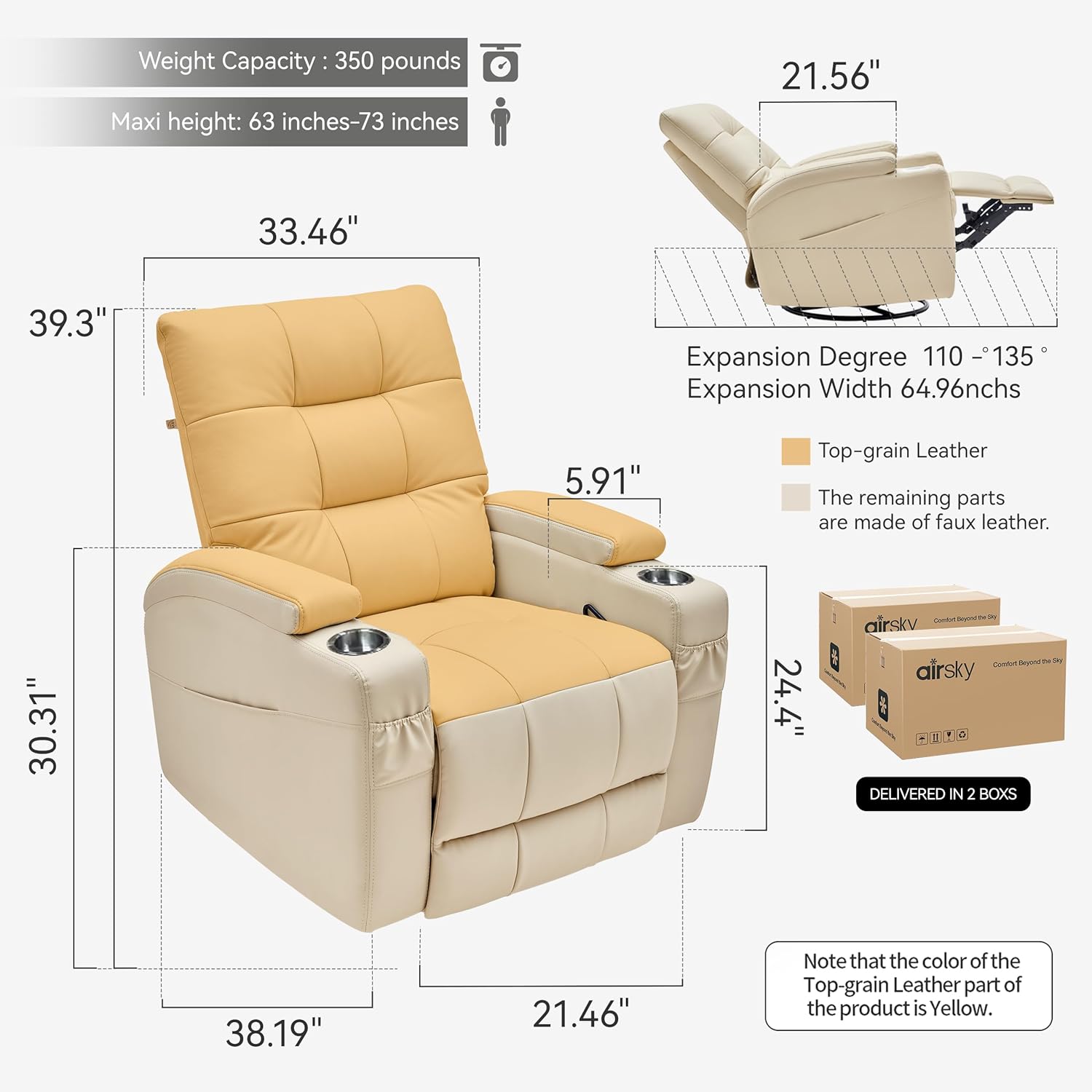 # Skórzany fotel rozkładany, o – Rocking Chair Nursery recenzja i cena