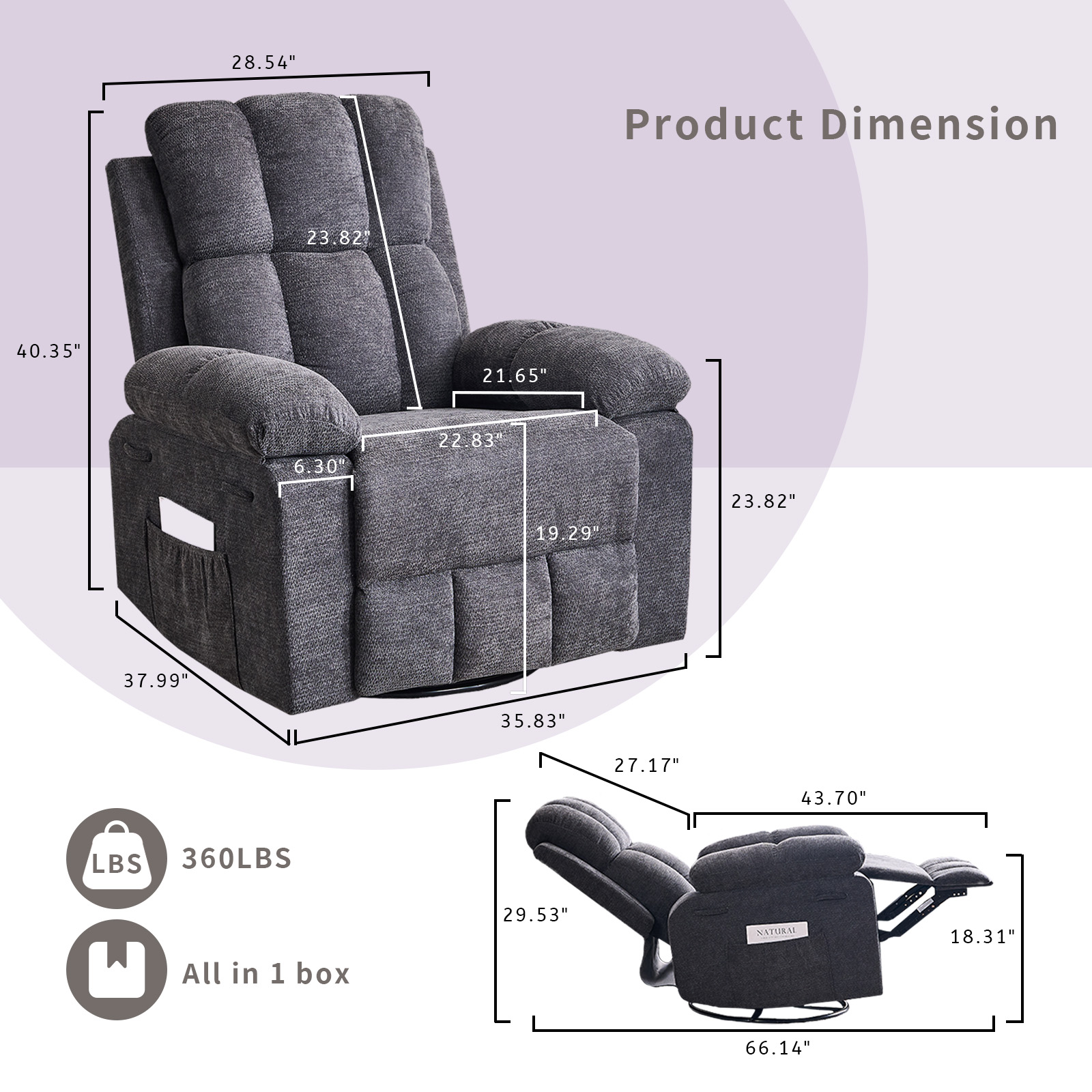 Fotel rozkładany dla dorosłych – Rocking Chair Nursery recenzja i cena