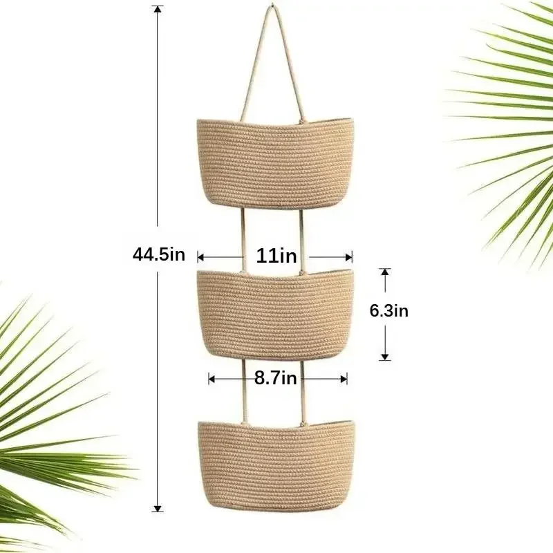 3-poziomowy kosz wiszący z tka – Baby Nursery Hooks recenzja i cena