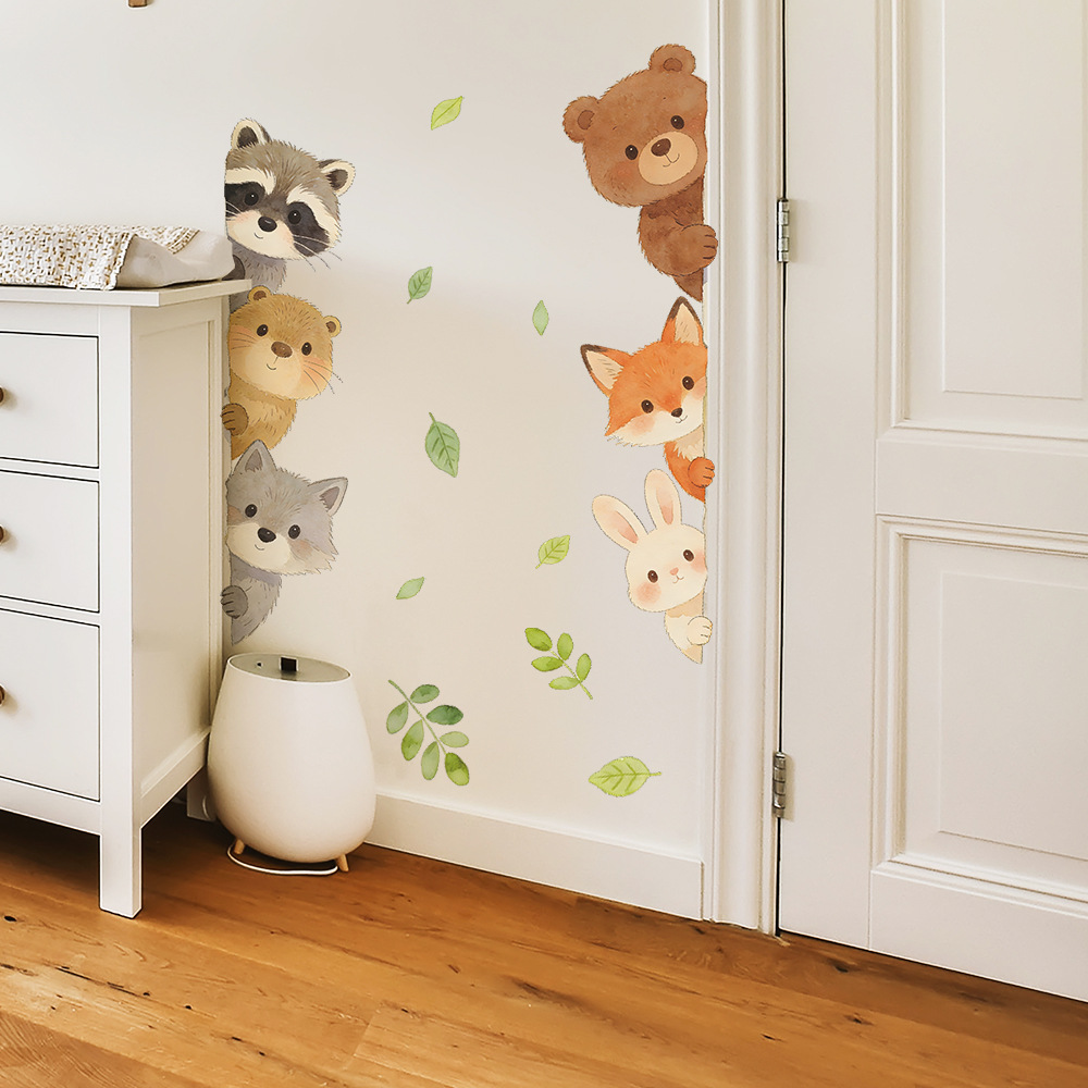 Urocze naklejki ścienne z moty – Baby Nursery Wallpaper Girl recenzja i cena