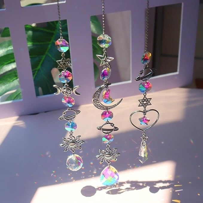 Crystal Wind Chime Rainbow Mak – Baby Nursery Decor Girl recenzja i cena