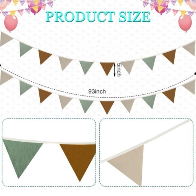 Urocza dekoracja do pokoju dzi – Baby Nursery Bunting recenzja i cena