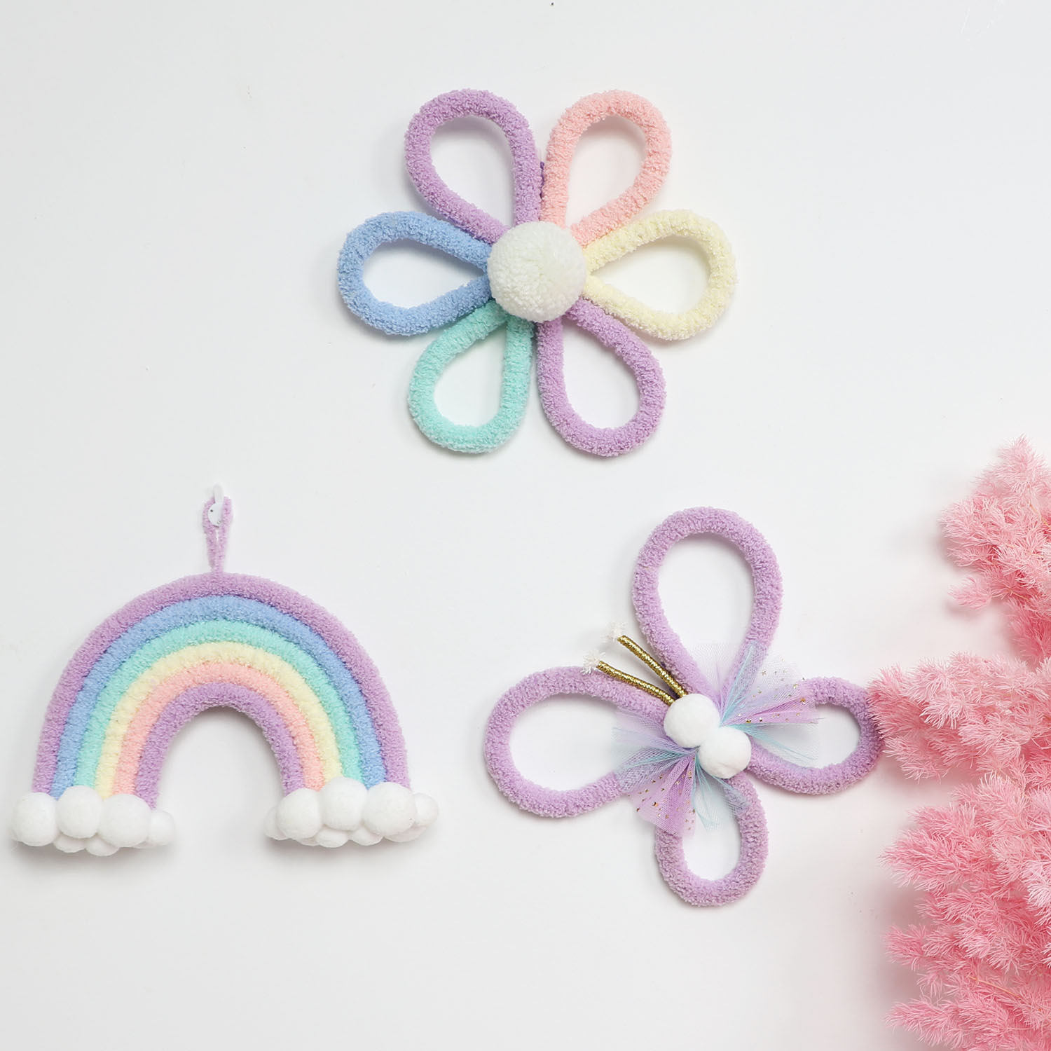 Nordycka tęczowa stokrotka, kw – Baby Nursery Decor Girl recenzja i cena