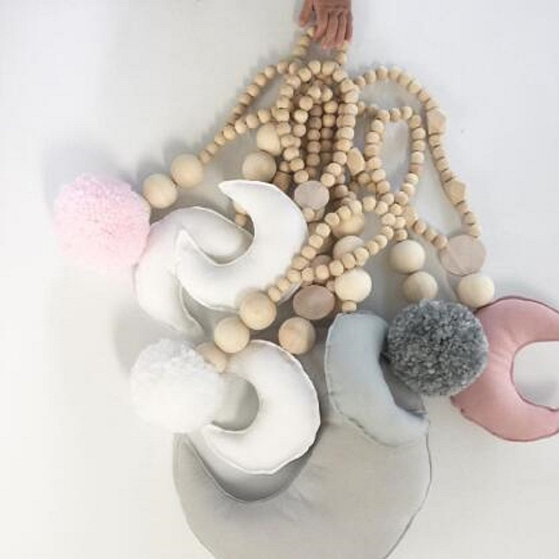 Drewniane koraliki Tassel piłk – Baby Nursery Garland recenzja i cena