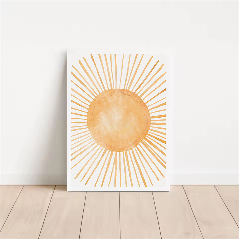 Boho Rainbow Sun Posters Abstr – Baby Nursery You Are My Sunshine recenzja i cena