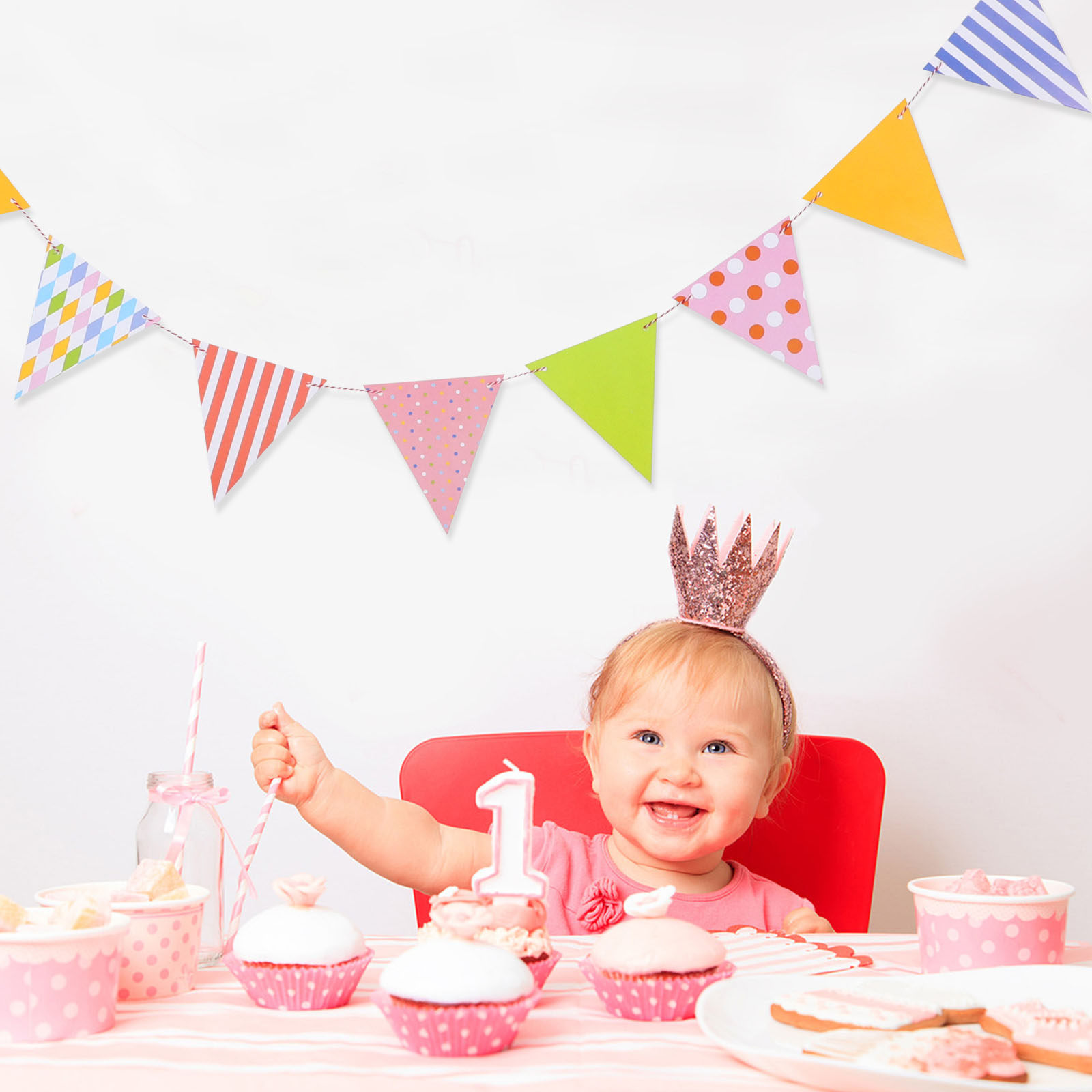 Łatwa w montażu trójkątna girl – Baby Nursery Garland recenzja i cena