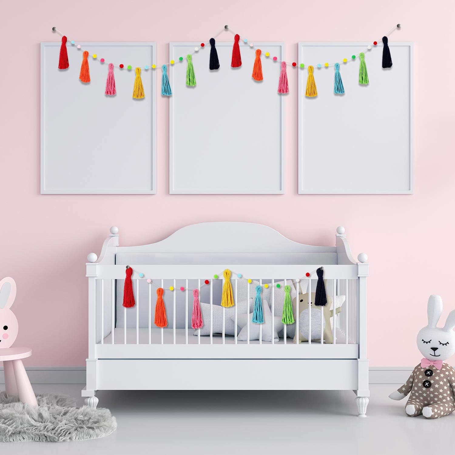 3-częściowa kolorowa tęczowa g – Baby Nursery Garland recenzja i cena