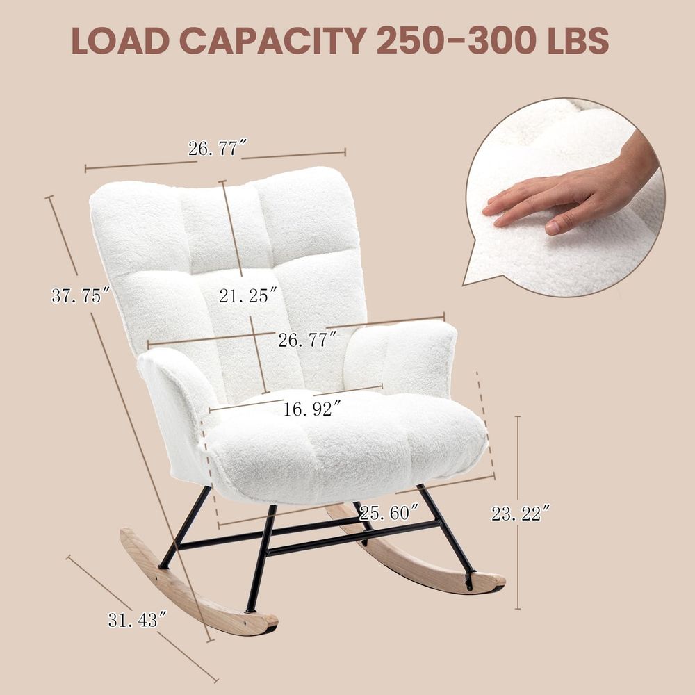 Fotel bujany do pokoju dziecię – Rocking Chair Nursery recenzja i cena