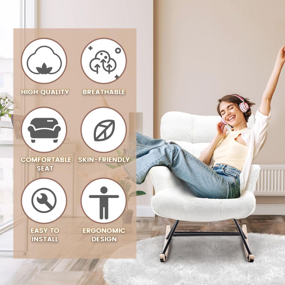 Fotel bujany do pokoju dziecię – Rocking Chair Nursery recenzja i cena