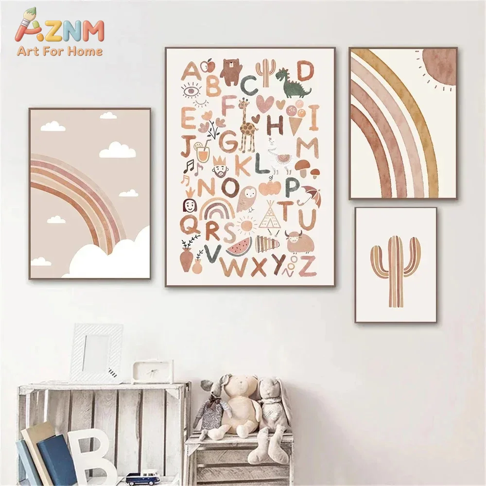 AZNM Boho Nursery Unframed Can – Baby Nursery You Are My Sunshine recenzja i cena