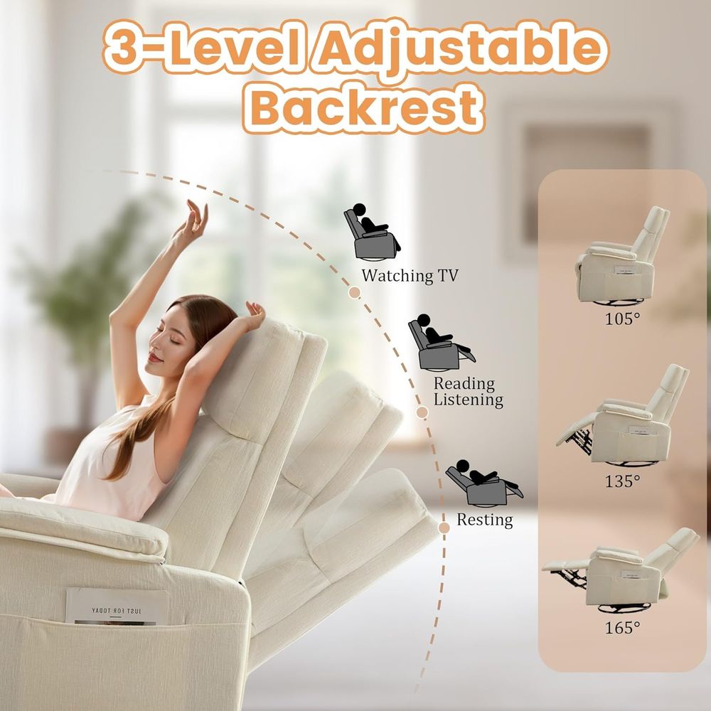 Fotel rozkładany, fotel obroto – Rocking Chair Nursery recenzja i cena