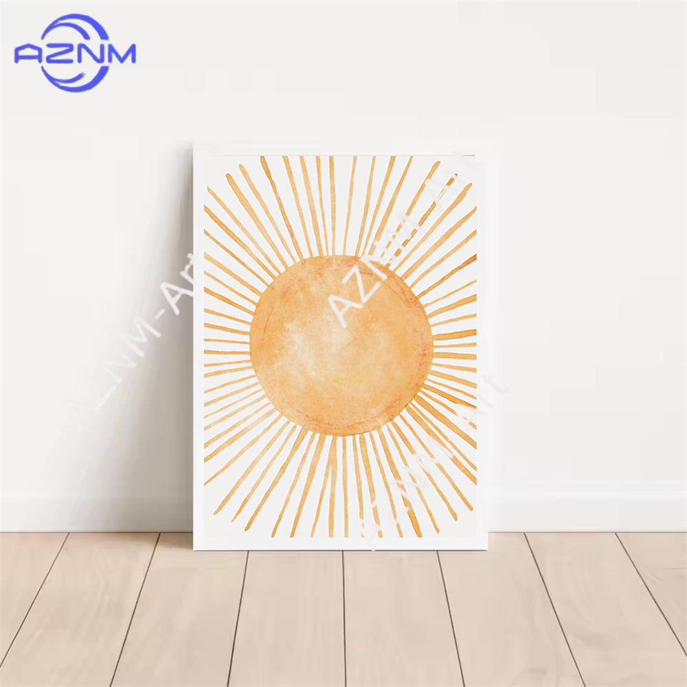 Plakaty Boho Tęcza Słońce Abst – Baby Nursery You Are My Sunshine recenzja i cena