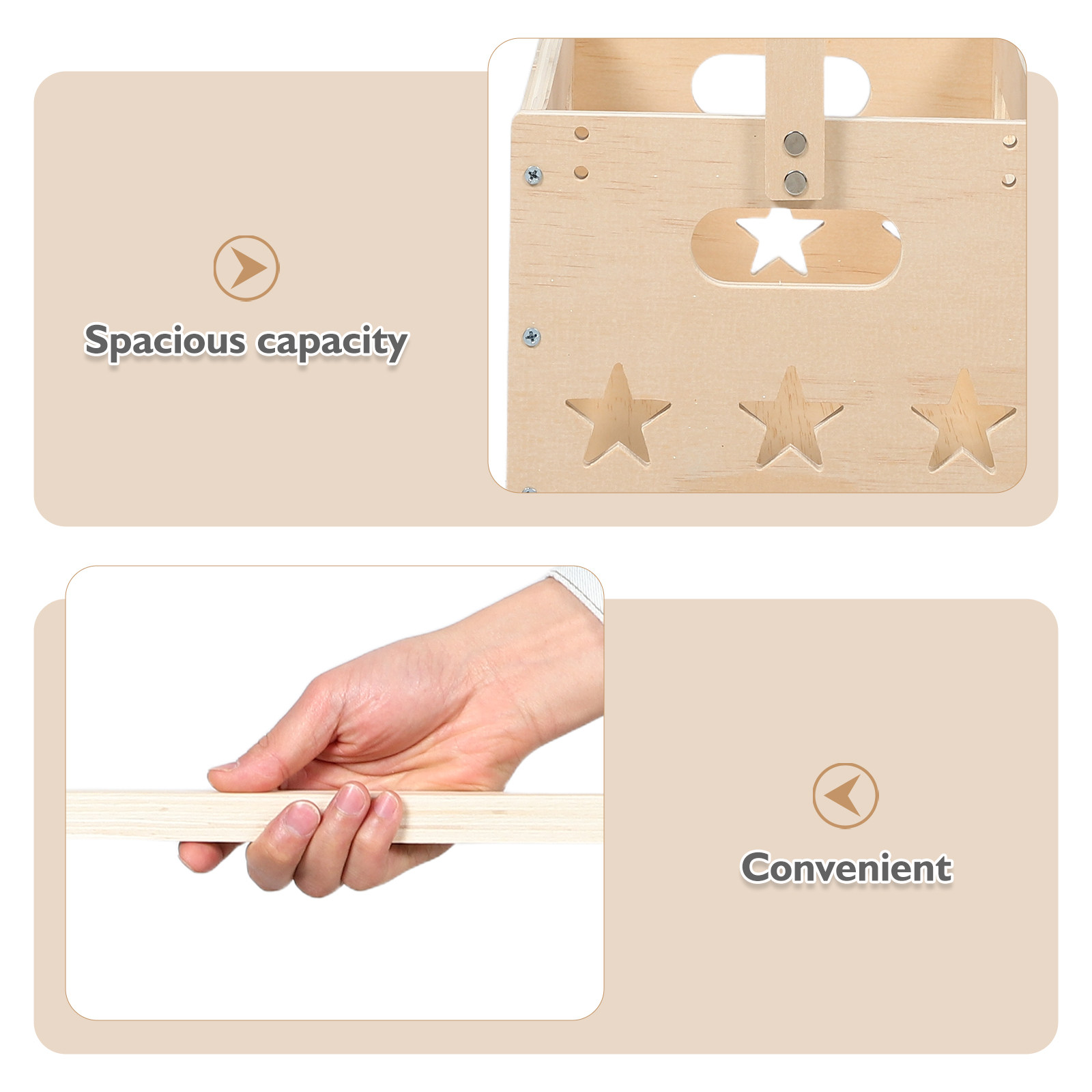 Drewniana skrzynia do przechow – Baby Nursery Storage recenzja i cena