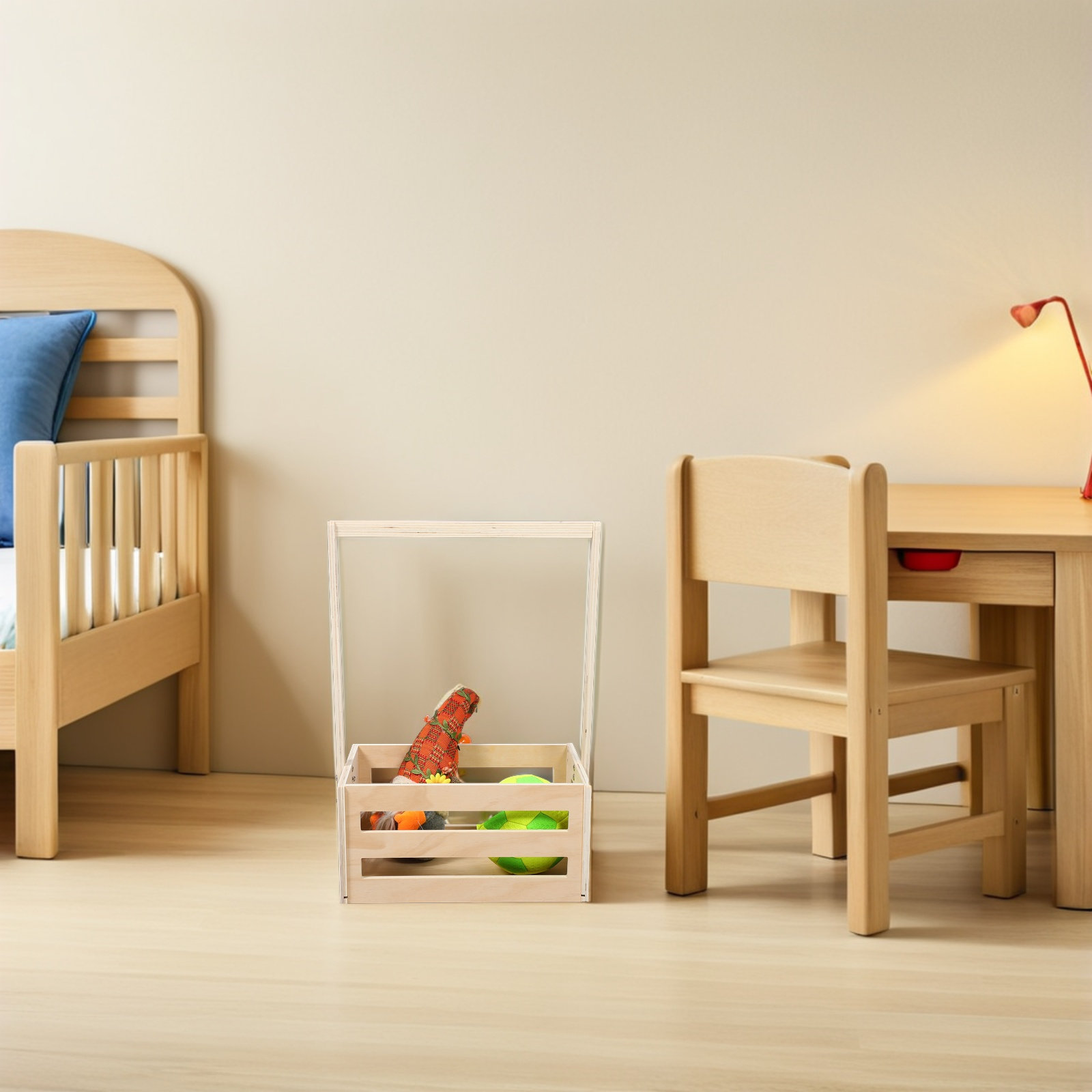 Drewniana skrzynia do przechow – Baby Nursery Storage recenzja i cena
