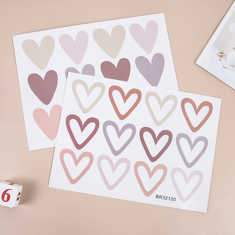2pcs Lovely Hearts Ins Wall St – Baby Nursery Wallpaper Girl recenzja i cena