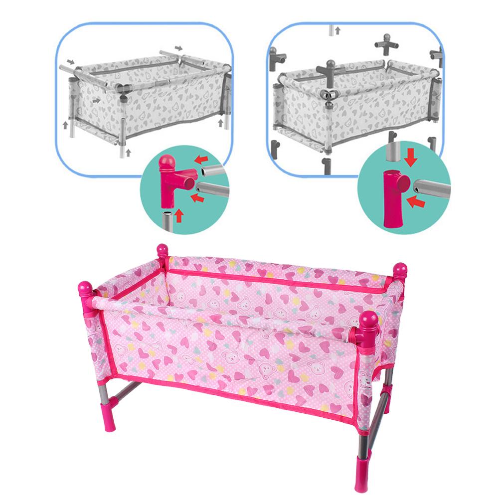 Łóżeczko dla lalek, symulacja  – Baby Nursery Crib recenzja i cena