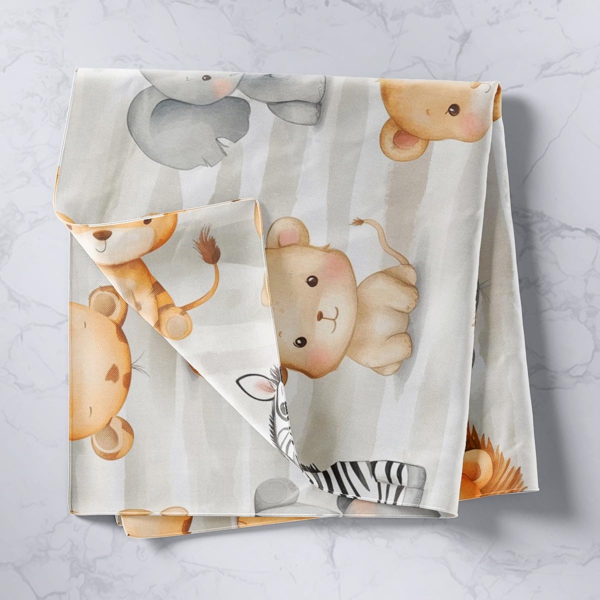 Urocza gobelina z motywem safa – Baby Nursery Zoo Animals recenzja i cena