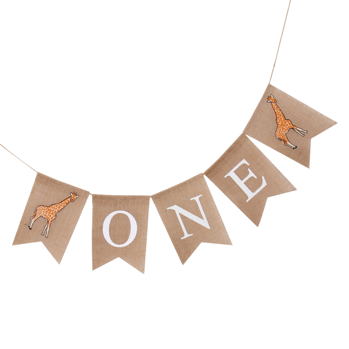 Girafa Lniany Baner Jednostron – Baby Nursery Garland recenzja i cena