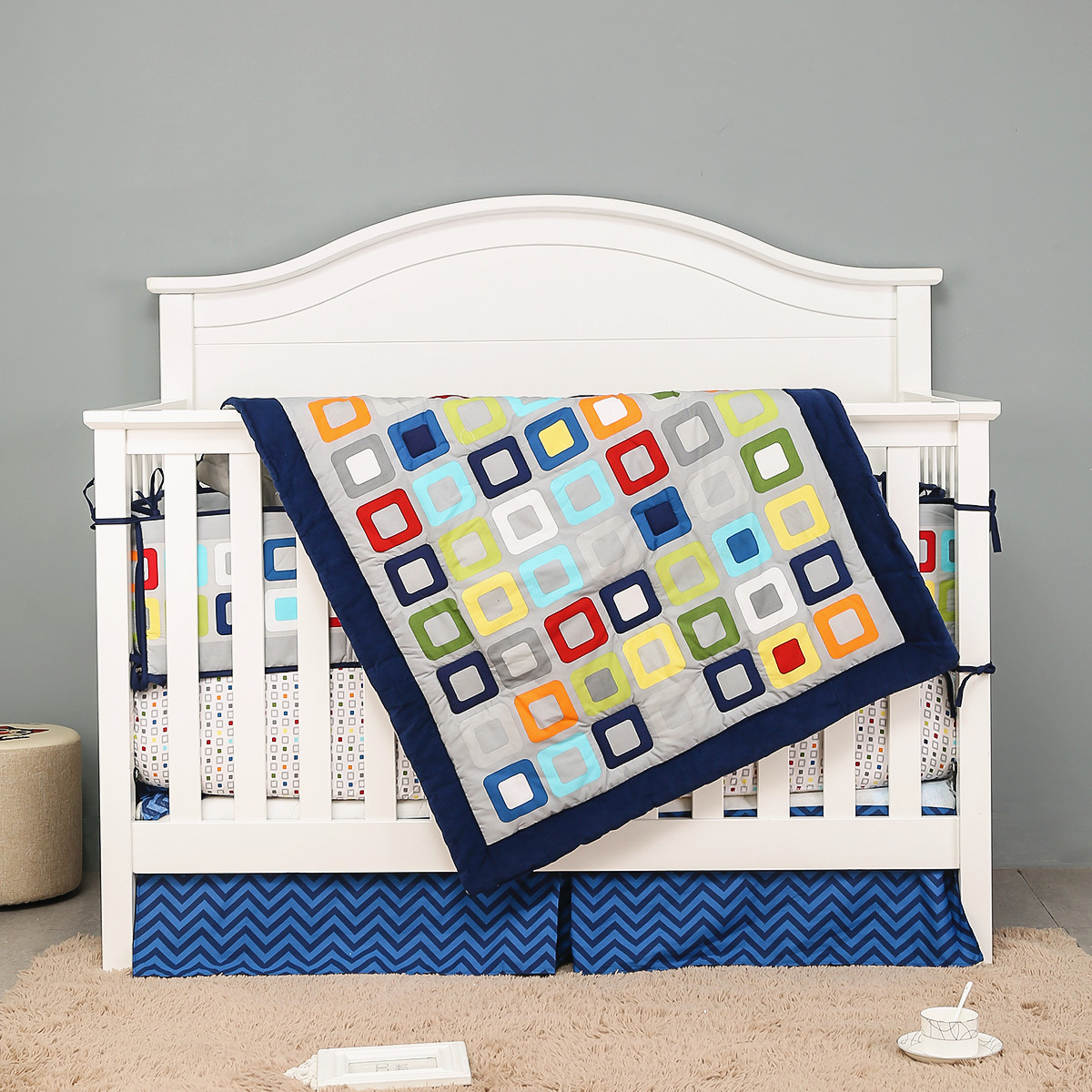 7-częściowy zestaw pościeli do – Baby Nursery Quilts recenzja i cena
