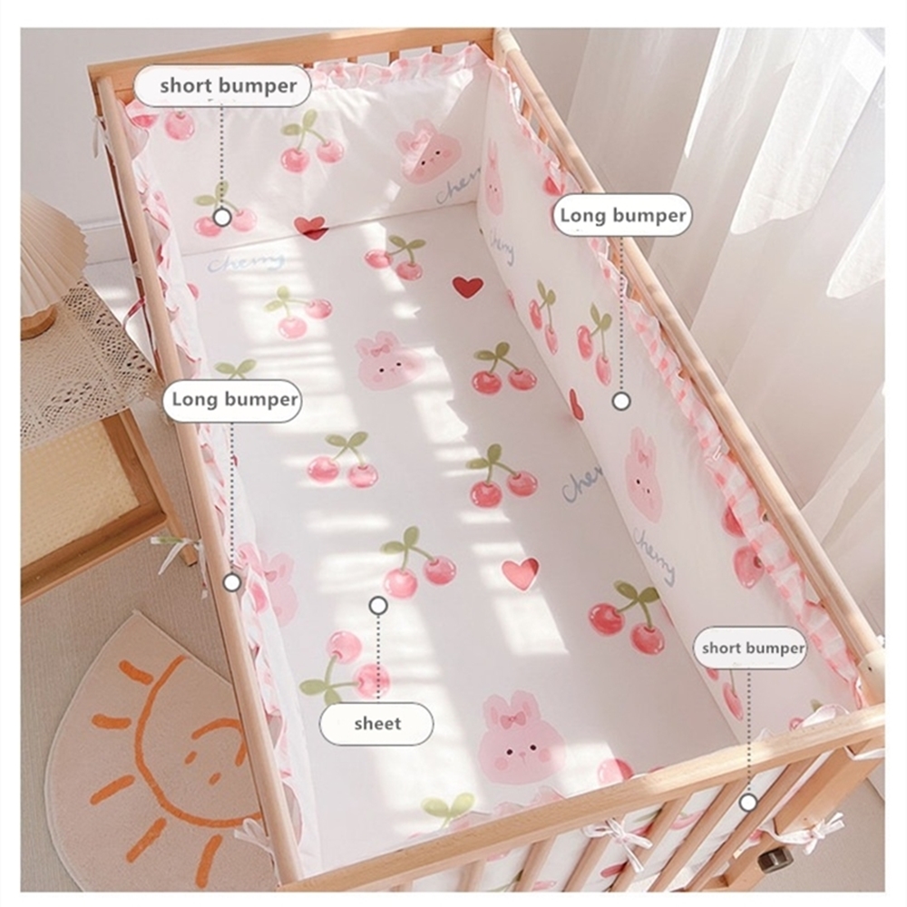5-częściowy zestaw pościeli do – Baby Nursery Decor Girl recenzja i cena