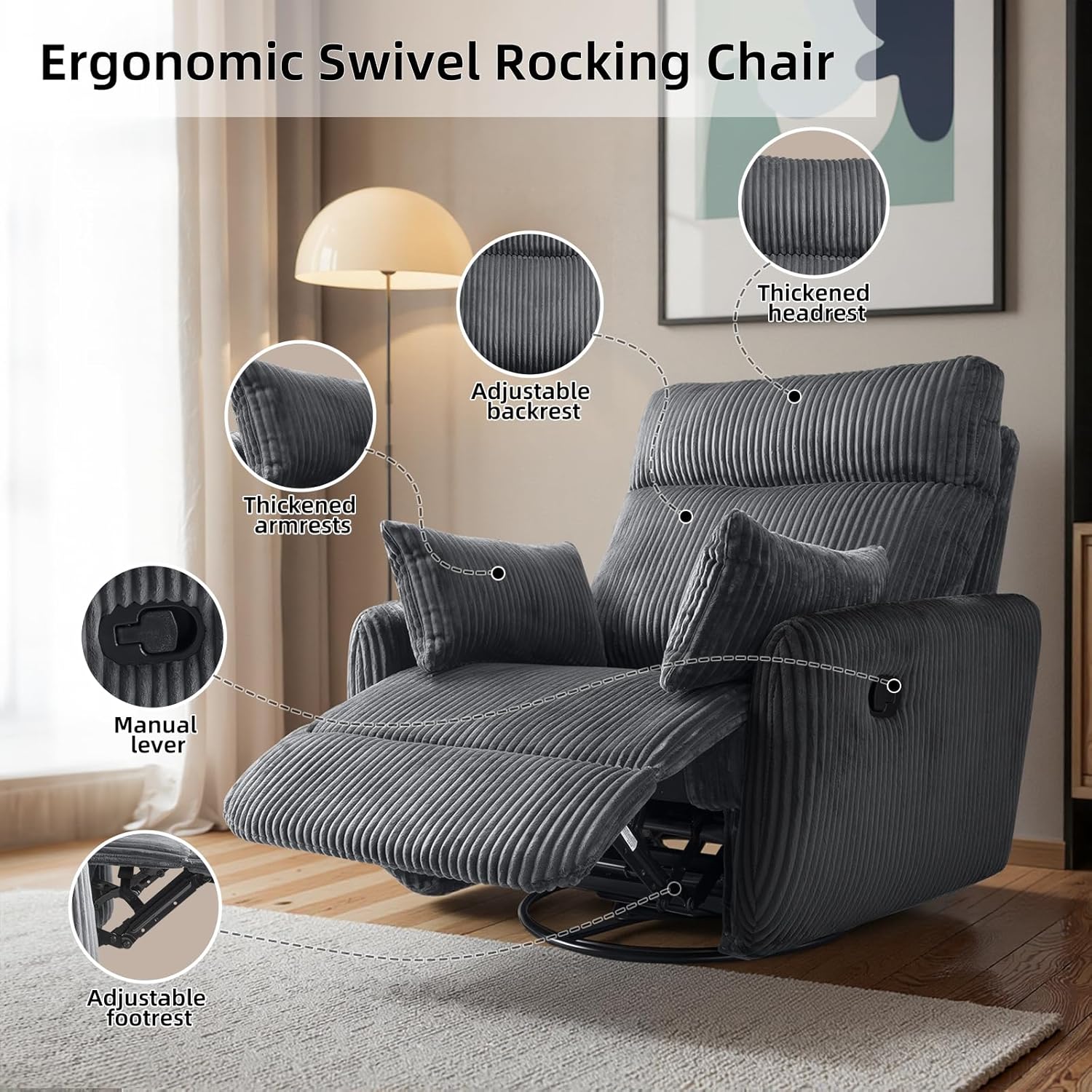 # Obrotowe krzesło bujaczek do – Rocking Chair Nursery recenzja i cena