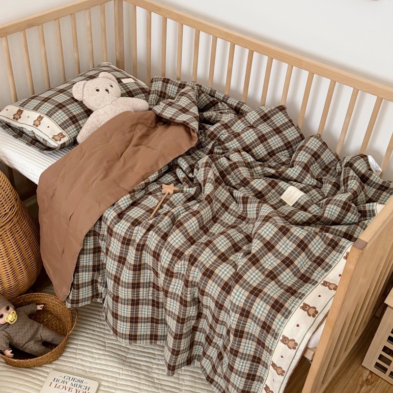 Oddychająca kołdra lniana dla  – Baby Nursery Quilts recenzja i cena