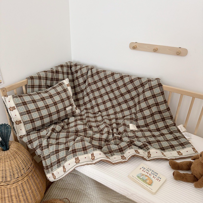 Oddychająca kołdra lniana dla  – Baby Nursery Quilts recenzja i cena