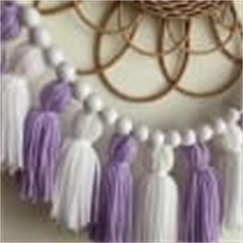 Żółte girlandy boho z frędzlam – Baby Nursery Garland recenzja i cena