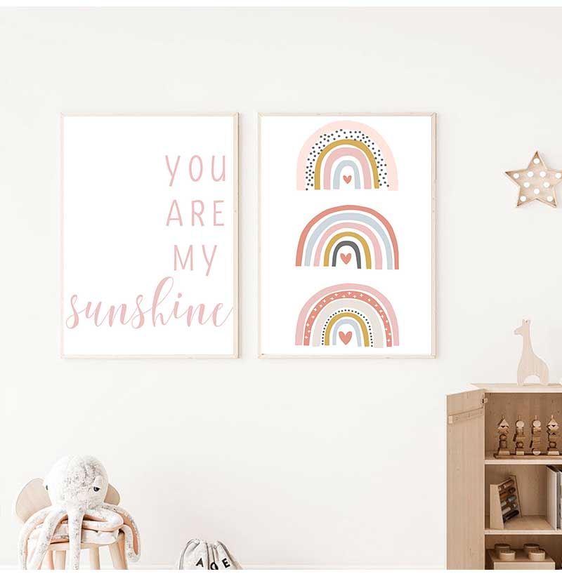 Jesteś Moją Słończeczką Tęcza  – Baby Nursery You Are My Sunshine recenzja i cena