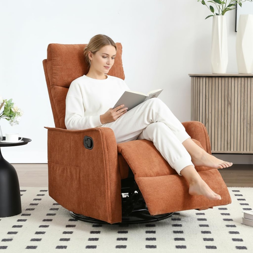 Fotel obrotowy 360 stopni z fu – Rocking Chair Nursery recenzja i cena