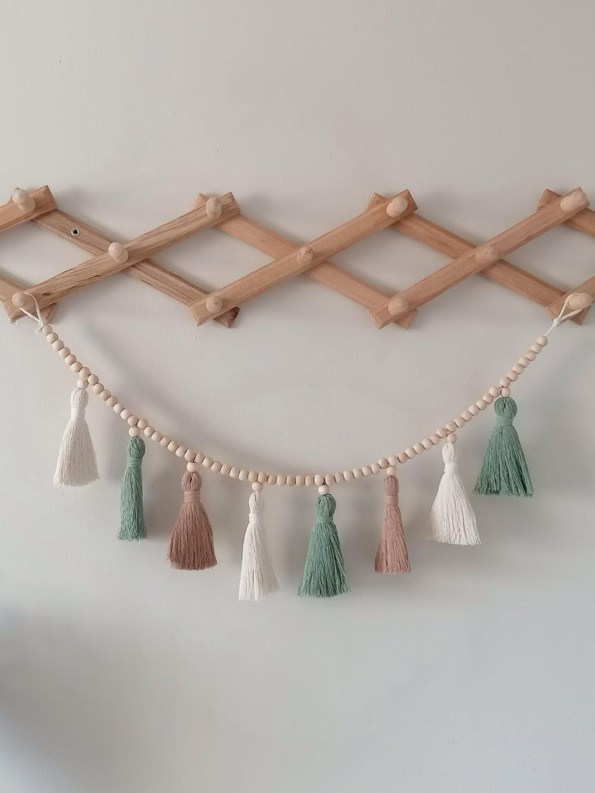 Girlanda z makramy z frędzlami – Baby Nursery Garland recenzja i cena