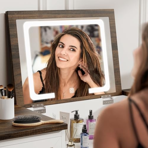 Komoda z lustrem LED, 8 szufla – Drawer Dresser White recenzja i cena